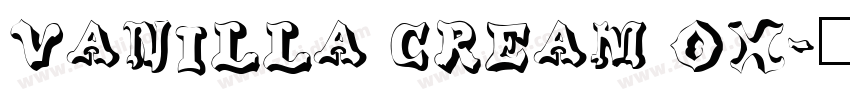 vanilla cream ox字体转换